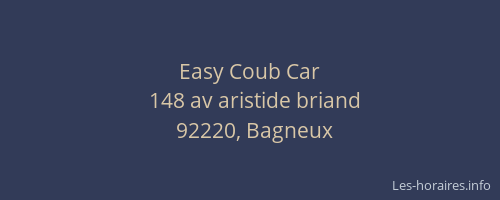 Easy Coub Car