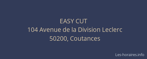 EASY CUT