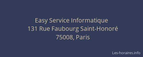 Easy Service Informatique