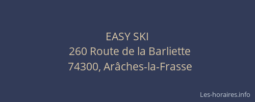 EASY SKI