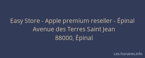 Easy Store - Apple premium reseller - Épinal