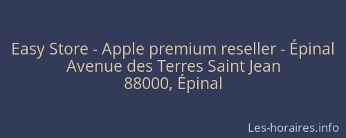 Easy Store - Apple premium reseller - Épinal