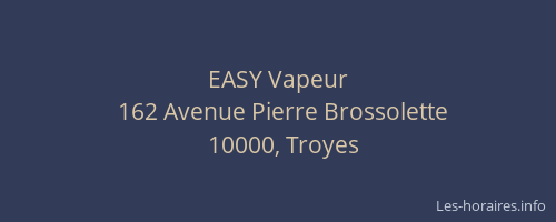 EASY Vapeur