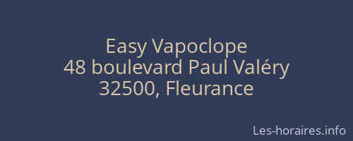 Easy Vapoclope