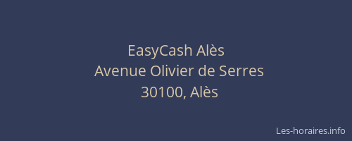 EasyCash Alès