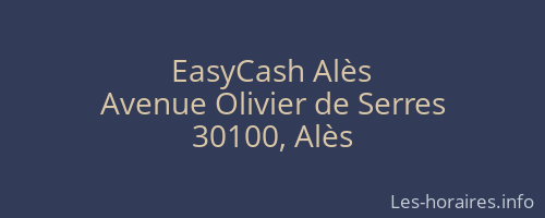 EasyCash Alès