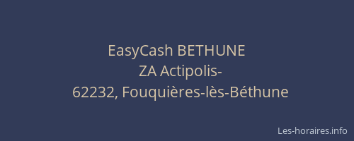 EasyCash BETHUNE