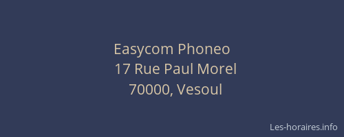 Easycom Phoneo