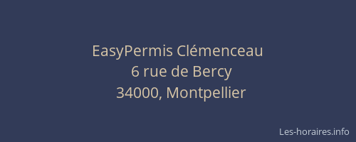 EasyPermis Clémenceau