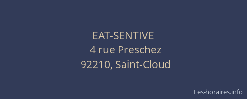 EAT-SENTIVE