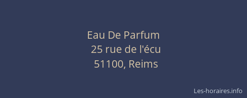 Eau De Parfum