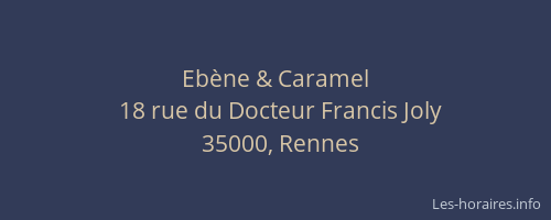 Ebène & Caramel
