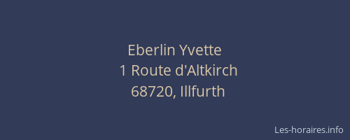 Eberlin Yvette