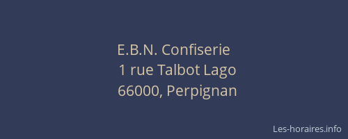 E.B.N. Confiserie