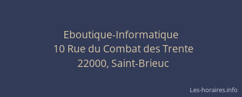 Eboutique-Informatique