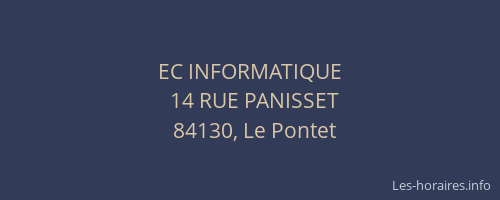 EC INFORMATIQUE