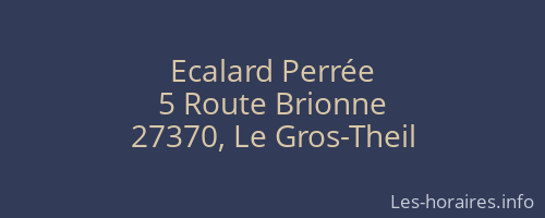 Ecalard Perrée
