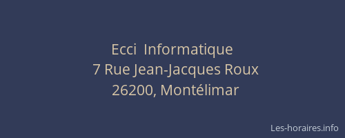 Ecci  Informatique