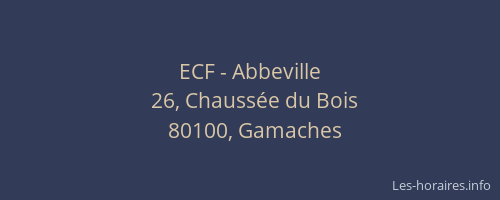 ECF - Abbeville
