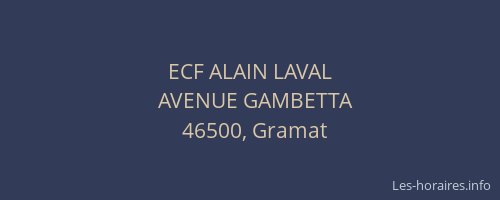 ECF ALAIN LAVAL
