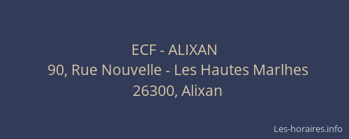 ECF - ALIXAN