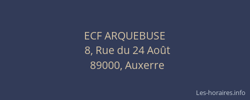 ECF ARQUEBUSE