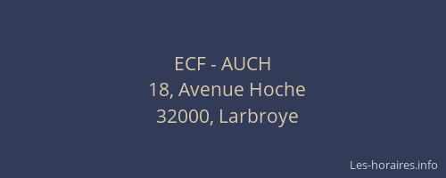 ECF - AUCH