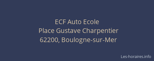 ECF Auto Ecole