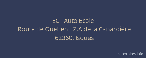 ECF Auto Ecole