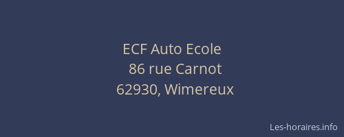 ECF Auto Ecole