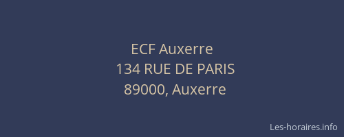 ECF Auxerre