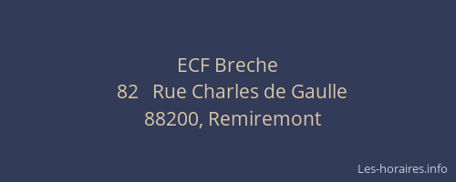 ECF Breche
