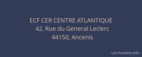 ECF CER CENTRE ATLANTIQUE