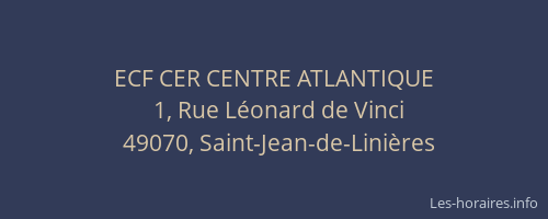 ECF CER CENTRE ATLANTIQUE