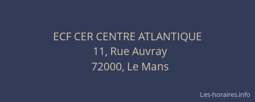 ECF CER CENTRE ATLANTIQUE