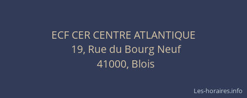 ECF CER CENTRE ATLANTIQUE