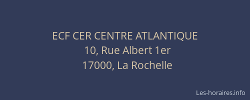 ECF CER CENTRE ATLANTIQUE