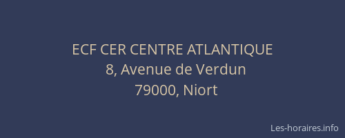 ECF CER CENTRE ATLANTIQUE