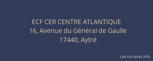 ECF CER CENTRE ATLANTIQUE