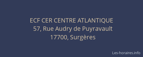 ECF CER CENTRE ATLANTIQUE