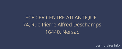 ECF CER CENTRE ATLANTIQUE