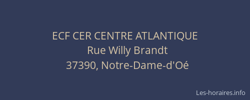 ECF CER CENTRE ATLANTIQUE