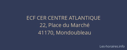 ECF CER CENTRE ATLANTIQUE