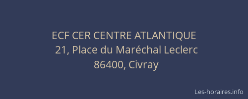 ECF CER CENTRE ATLANTIQUE