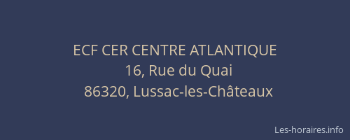 ECF CER CENTRE ATLANTIQUE