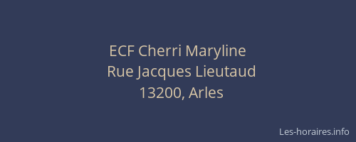 ECF Cherri Maryline