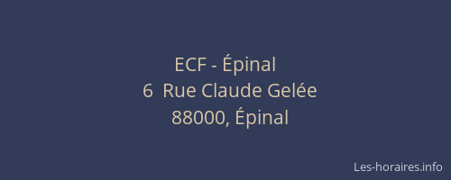 ECF - Épinal
