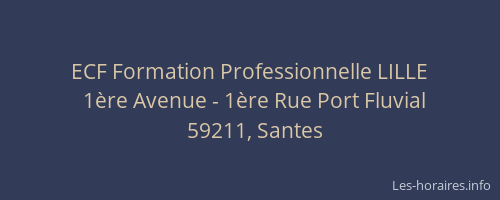 ECF Formation Professionnelle LILLE