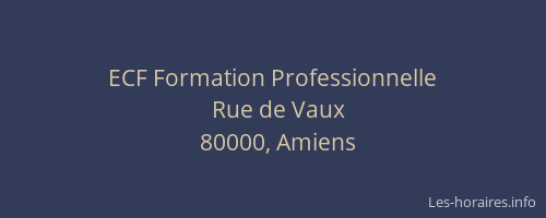 ECF Formation Professionnelle