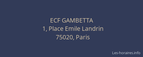 ECF GAMBETTA